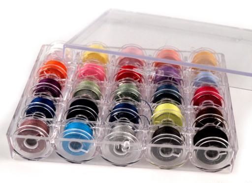Bobbins for household sewing and embroidery machines