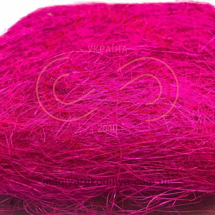 Сизаль довговолкнистий упаковка 100гр - відтінки рожевого 13982