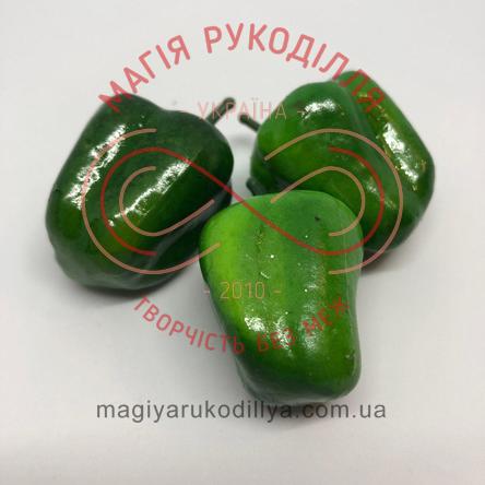 Овочі перець болгарський h3,5см - зелений 12694