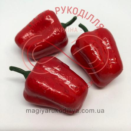 Овощи перец болгарский h3,5см - красный