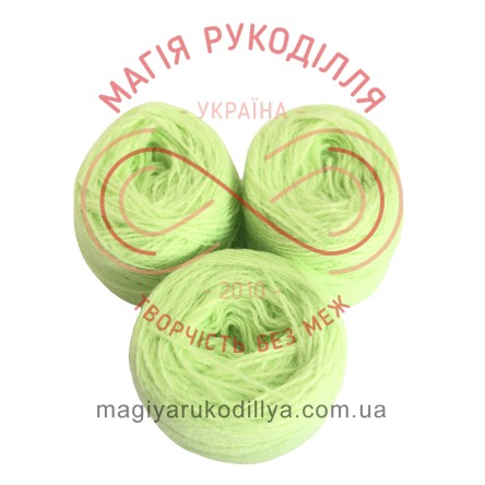 Нитки акрилові для вишивання упаковка 20шт - №262/527 відтінки салатового
