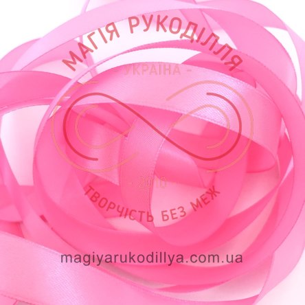 Стрічка Peri атласна 10мм(Китай) - №047 відтінки рожевого неонового 11921