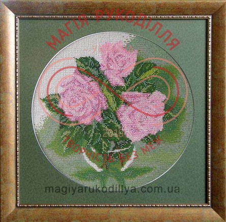 Схема для вишивання бісером картина (БС Солес) - КВ-04 Троянди