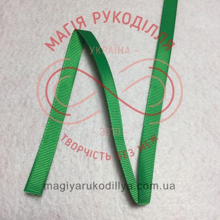 Стрічка репсова 9мм - відтінки зеленого 4064