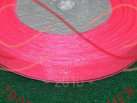 Стрічка органза 12мм (Китай) - яскравий рожевий 3378