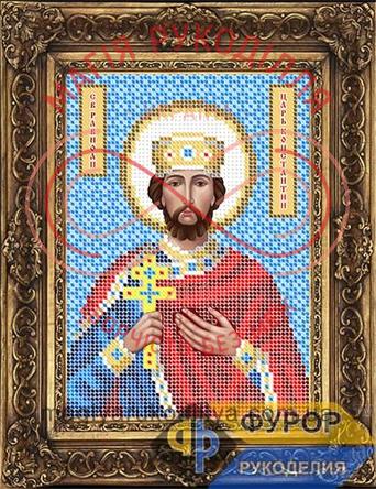 Схема Фурор для вишивання бісером іменна ікона - ИБ5-078-1 Святий Рівноапостольний Константин