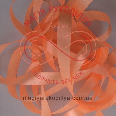 Стрічка Peri атласна 6мм (Китай) - №053 відтінки абрикосового 11991