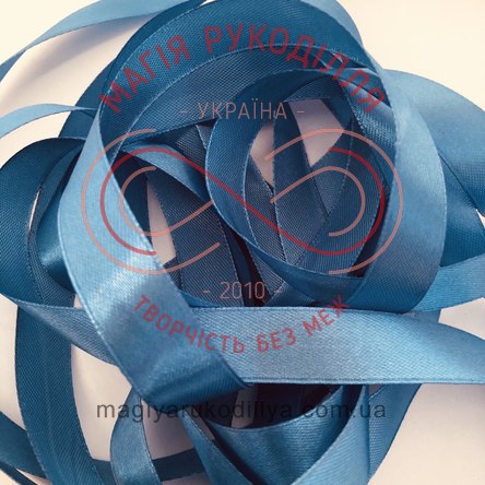 Стрічка Peri атласна 10мм(Китай) - №112 відтінки синього 3100