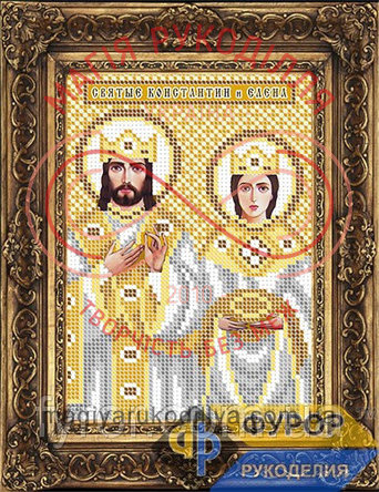 Схема Фурор для вишивання бісером ікона - ИБ5-127-2 Святі Константин і Олена