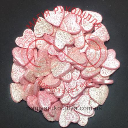Кондитерское посыпки "Украса" фасованные 5гр сердечки - розовый