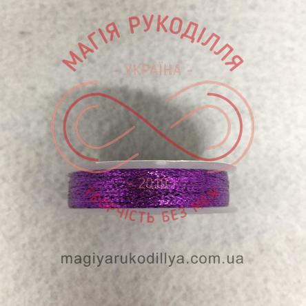 Нитка металізована пласка Adele100м (Spark Beads) - №80-27 фіолетовий світлий/13316