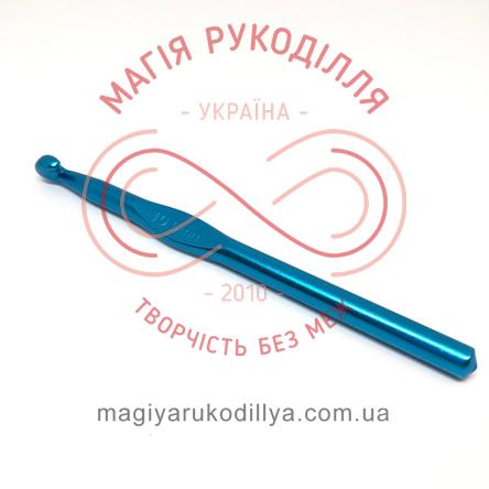 Гачок для в'язання метал без ручки h15см d10,0 - кольоровий 6748