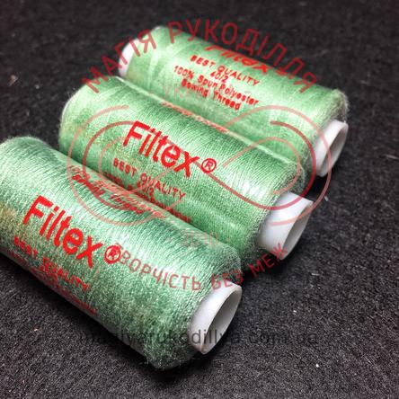 Нитка Filtex універсальна - відтінки зеленого 9445