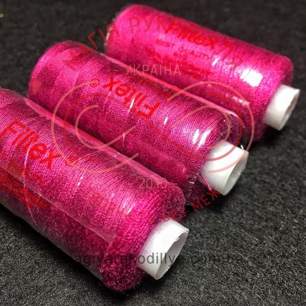 Нитка Filtex універсальна - відтінки рожевого 9449