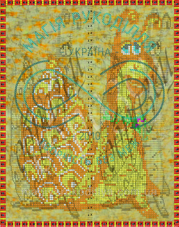 Схема для вишивання бісером картина атлас А4 (Країна моїх мрій) - КМР-4074 Символ вечности 