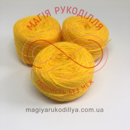 Нитки акрилові для вишивання упаковка 20шт - №009/807 відтінки жовтого
