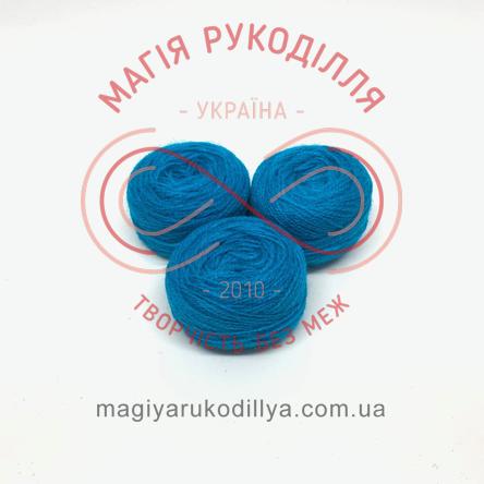 Нить акриловая для вышивания - №151 / 312 оттенки синего